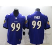 Las Vegas Raiders #99 Odafe Oweh Purple Vapor Untouchable Limited Jersey