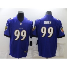 Las Vegas Raiders #99 Odafe Oweh Purple Vapor Untouchable Limited Jersey