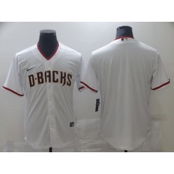 MLB Arizona Diamondbacks Blank White Nike 2020 Cool Base Jersey