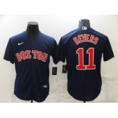 MLB Boston Red Sox #11 Rafael Devers Navy Nike Cool Base Jersey