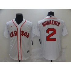 MLB Boston Red Sox #2 Xander Bogaerts White Nike Cool Base Jersey