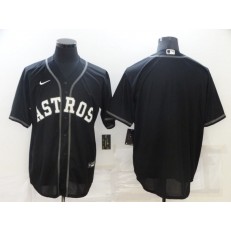 MLB Houston Astros Blank Black Nike Cool Base Jersey