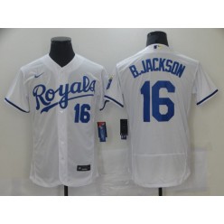 MLB Kansas City Royals #16 Andrew Benintendi White Nike Flexbase Jersey