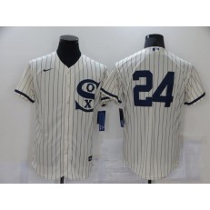 MLB Chicago White Sox 24 Yasmani Grandal Cream Nike 2021 Field Of Dreams Player Flexbase Jersey