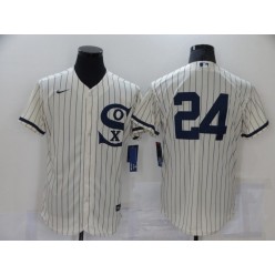 MLB Chicago White Sox 24 Yasmani Grandal Cream Nike 2021 Field Of Dreams Player Flexbase Jersey