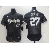 MLB Chicago White Sox 27 Lucas Giolito Black 2021 City Connect Flexbase Jersey