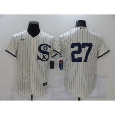 MLB Chicago White Sox 27 Lucas Giolito Cream Nike 2021 Field Of Dreams Flexbase Jersey
