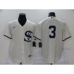 MLB Chicago White Sox 3 Harold Baines Cream Nike 2021 Field Of Dreams Cool Base Jersey