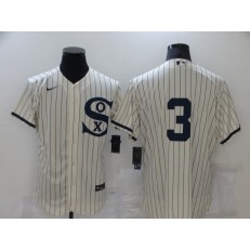 MLB Chicago White Sox 3 Harold Baines Cream Nike 2021 Field Of Dreams Flexbase Jersey