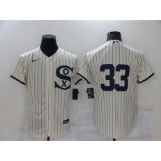 MLB Chicago White Sox 33 Lance Lynn Cream Nike 2021 Field Of Dreams Flexbase Jersey