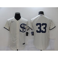 MLB Chicago White Sox 33 Lance Lynn Cream Nike 2021 Field Of Dreams Flexbase Jersey