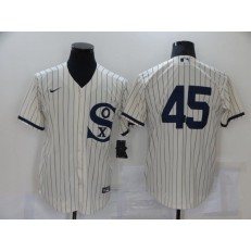 MLB Chicago White Sox 45 Jordan Cream Nike 2021 Field Of Dreams Player Cool Base Jersey