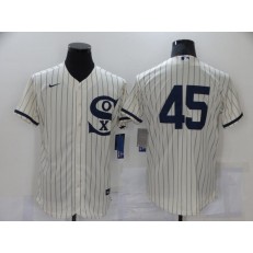 MLB Chicago White Sox 45 Jordan Cream Nike 2021 Field Of Dreams Player Flexbase Jersey