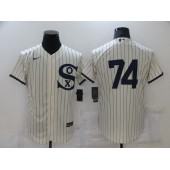 MLB Chicago White Sox 74 Eloy Jimenez Cream Nike 2021 Field Of Dreams Flexbase Jersey