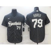 MLB Chicago White Sox 79 Jose Abreu Black 2021 City Connect Cool Base Jersey