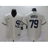 MLB Chicago White Sox 79 Jose Abreu Cream Nike 2021 Field Of Dreams Cool Base Jersey