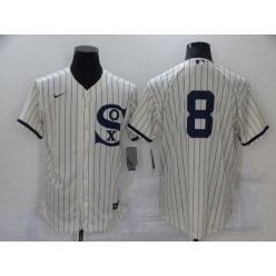 MLB Chicago White Sox 8 Bo Jackson Cream Nike 2021 Field Of Dreams Flexbase Jersey