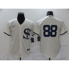 MLB Chicago White Sox 88 Luis Robert Cream Nike 2021 Field Of Dreams Player Cool Base Jersey
