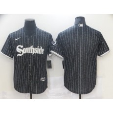 MLB Chicago White Sox Blank Black 2021 City Connect Cool Base Jersey