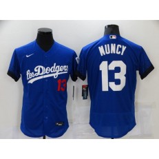 MLB Los Angeles Dodgers 13 Max Muncy Royal 2021 City Connect Flexbase Jersey