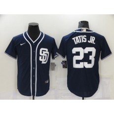 MLB San Diego Padres 23 Fernando Tatis Jr. Navy Nike Cool Base Jersey