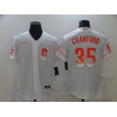 MLB San Francisco Giants 35 Brandon Crawford White Nike 2021 City Connect Cool Base Jersey