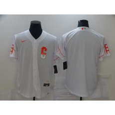 MLB San Francisco Giants Blank White Nike 2021 City Connect Flexbase Jersey