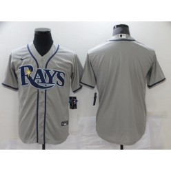 MLB Tampa Bay Rays Blank Gray 2020 Nike Cool Base Jersey