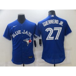 MLB Toronto Blue Jays 27 Vladimir Guerrero Jr. Royal 2020 Nike Flexbase Jersey