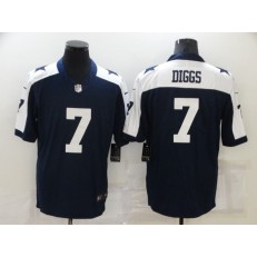 Dallas Cowboys #7 Trevon Diggs Navy Thanksgiving Vapor Untouchable Limited Jersey