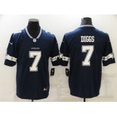 Dallas Cowboys #7 Trevon Diggs Navy Vapor Untouchable Limited Jersey