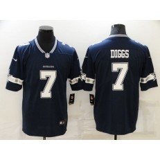 Dallas Cowboys #7 Trevon Diggs Navy Vapor Untouchable Limited Jersey