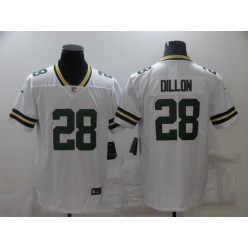 Green Bay Packers #28 A.J. Dillon White Vapor Untouchable Limited Jersey