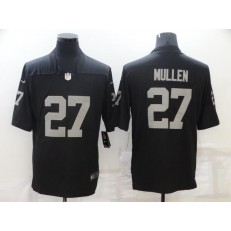 Las Vegas Raiders #27 Trayvon Mullen Black Vapor Untouchable Limited Jersey