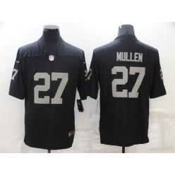 Las Vegas Raiders #27 Trayvon Mullen Black Vapor Untouchable Limited Jersey
