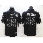 Las Vegas Raiders #34 Bo Jackson Black 60th Shadow Vapor Limited Jersey