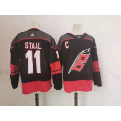 Carolina Hurricanes #11 Jordan Staal Black 2020-21 Reverse Retro Adidas Jersey