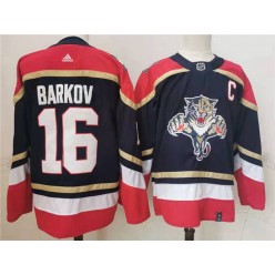 Florida Panthers #16 Aleksander Barkov Black 2020-21 Reverse Retro Adidas Jersey