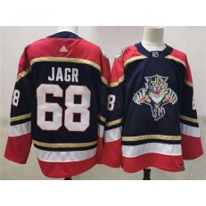 Florida Panthers #68 Jaromir Jagr Black 2020-21 Reverse Retro Adidas Jersey
