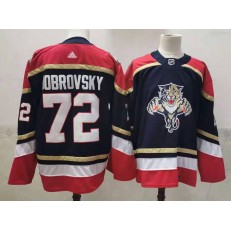 Florida Panthers #72 Sergei Bobrovsky Black 2020-21 Reverse Retro Adidas Jersey