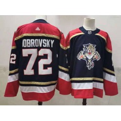 Florida Panthers #72 Sergei Bobrovsky Black 2020-21 Reverse Retro Adidas Jersey