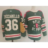 Minnesota Wild #36 Mats Zuccarello Green 2022 Winter Classic Adidas Jersey