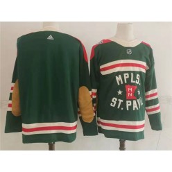 Minnesota Wild Blank Green 2022 Winter Classic Adidas Jersey