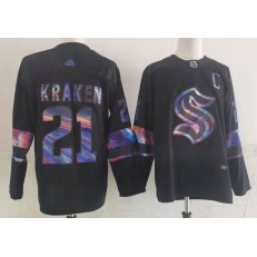 Seattle Kraken #21 Kraken Black Adidas Jersey