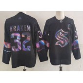 Seattle Kraken #32 Kraken Black Adidas Jersey