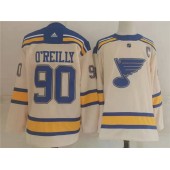 St Louis Blues #90 Ryan O'Reilly Cream 2022 Winter Classic Adidas Jersey
