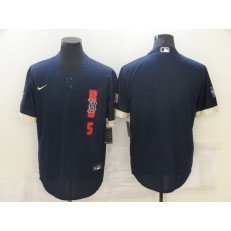 MLB Boston Red Sox Blank Navy Nike 2021 MLB All-Star Cool Base Jersey
