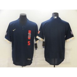 MLB Boston Red Sox Blank Navy Nike 2021 MLB All-Star Flexbase Jersey