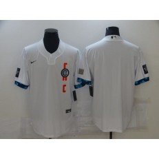 MLB Chicago Cubs Blank White Nike 2021 MLB All-Star Cool Base Jersey
