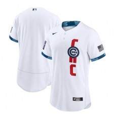 MLB Chicago Cubs Blank White Nike 2021 MLB All-Star Flexbase Jersey